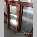 Customized Specialty Shapes Design Arc Top Oak Wood Window Frame with Carved Glass